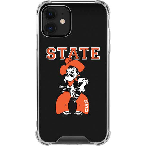 Oklahoma State University OSU Cowboys Orange iPhone 12 Clear Case
