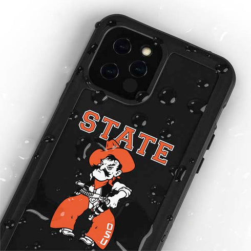 Oklahoma State University OSU Cowboys Orange iPhone 12 Pro Waterproof Case