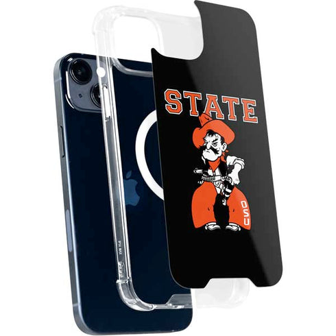 Oklahoma State University OSU Cowboys Orange iPhone 15 Plus MagSafe Case