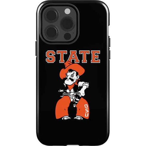 Oklahoma State University OSU Cowboys Orange iPhone 15 Pro Impact Case