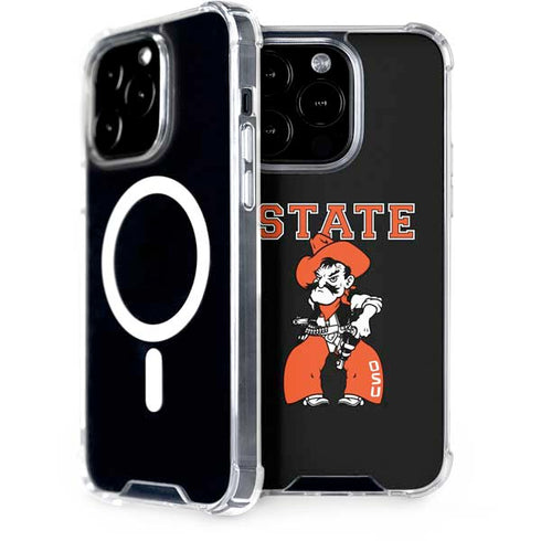 Oklahoma State University OSU Cowboys Orange iPhone 15 Pro MagSafe Case