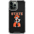 Oklahoma State University OSU Cowboys Orange iPhone 14 Pro Max Clear Case