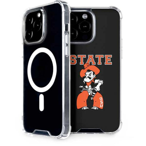 Oklahoma State University OSU Cowboys Orange iPhone 15 Pro Max MagSafe Case