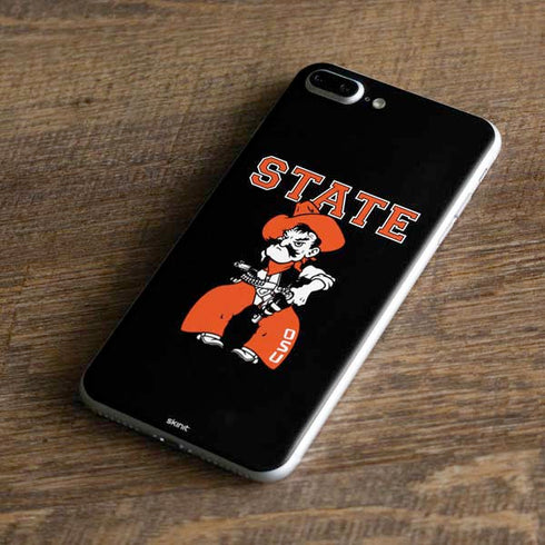 Oklahoma State University OSU Cowboys Orange iPhone 8 Plus Skin