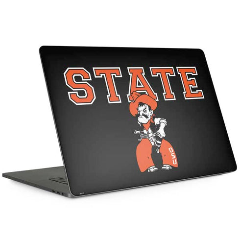 Oklahoma State University OSU Cowboys Orange Apple MacBook Pro 15-inch Skin