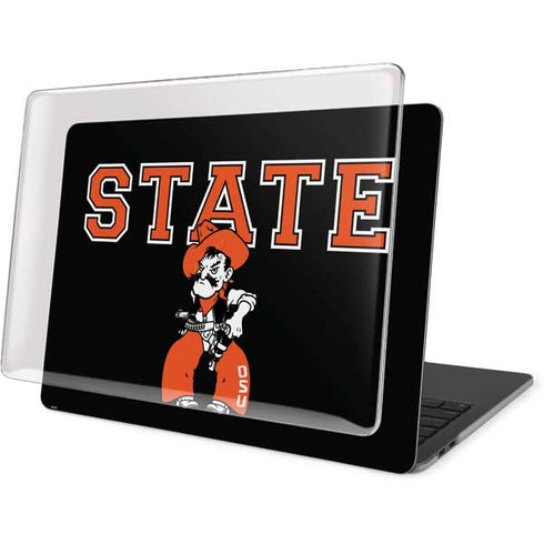 Oklahoma State University OSU Cowboys Orange MacBook Pro 16in (2019-20) Case plus Skin