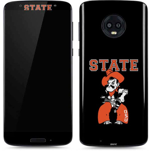 Oklahoma State University OSU Cowboys Orange Moto G6 Skin