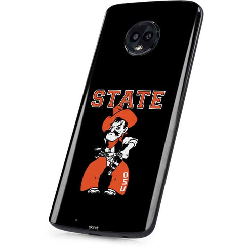 Oklahoma State University OSU Cowboys Orange Moto G6 Skin