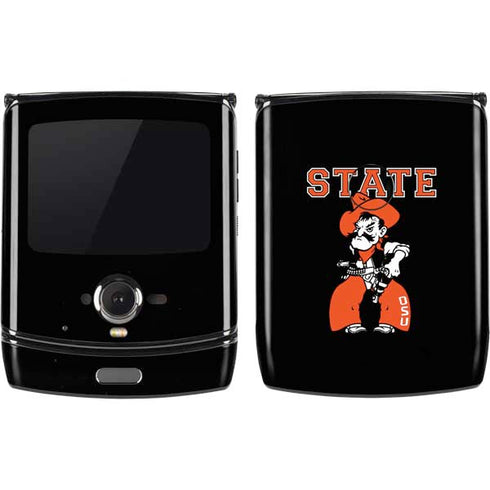 Oklahoma State University OSU Cowboys Orange Motorola RAZR Skin