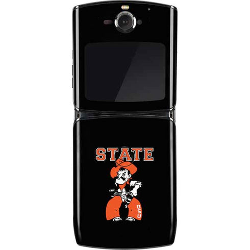 Oklahoma State University OSU Cowboys Orange Motorola RAZR Skin