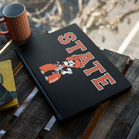 Oklahoma State University OSU Cowboys Orange MSI GS65 Stealth Laptop Skin