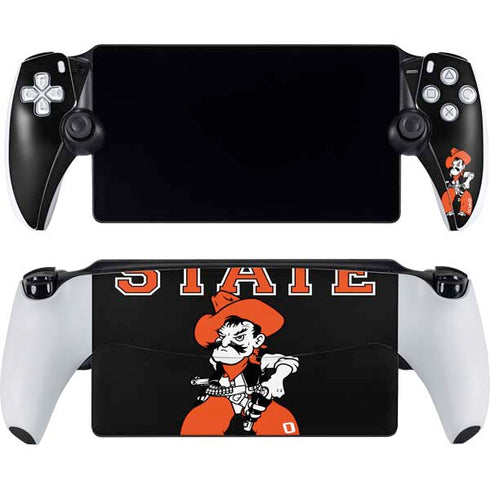 Oklahoma State University OSU Cowboys Orange PlayStation Portal Remote Player Skin