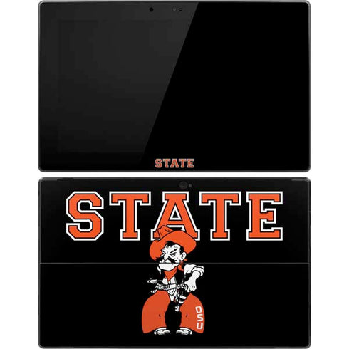 Oklahoma State University OSU Cowboys Orange Surface Pro Tablet Skin