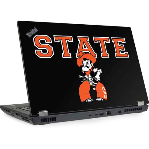 Oklahoma State University OSU Cowboys Orange Lenovo ThinkPad Skin