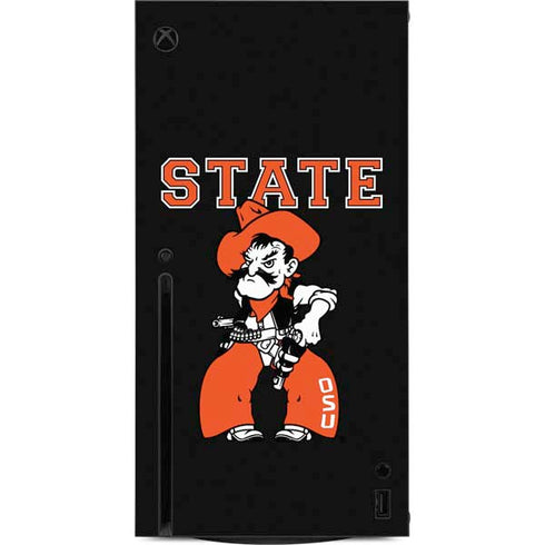 Oklahoma State University OSU Cowboys Orange Xbox Series X Console Skin