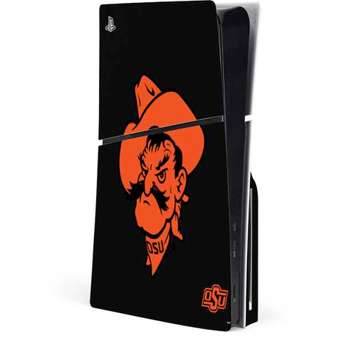 Oklahoma State University OSU Cowboys PS5 Slim Disk Console Skin
