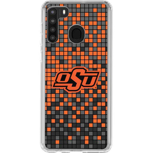 Oklahoma State University OSU Digi Galaxy A21 Clear Case