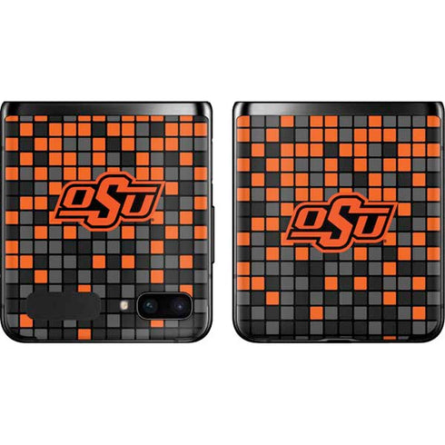Oklahoma State University OSU Digi Galaxy Z Flip Skin