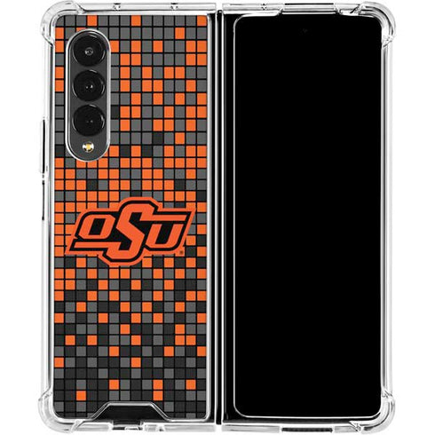 Oklahoma State University OSU Digi Galaxy Z Fold4 5G Clear Case