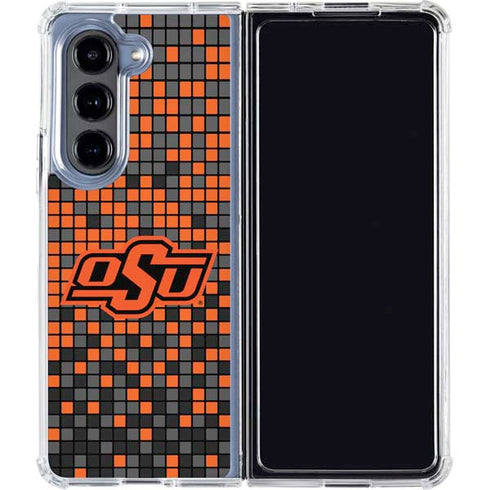 Oklahoma State University OSU Digi Galaxy Z Fold5 5G Clear Case