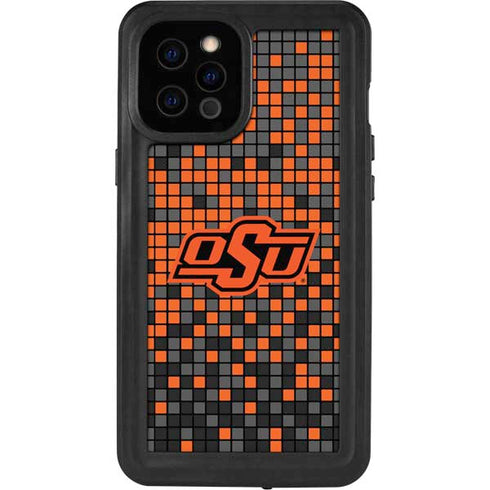 Oklahoma State University OSU Digi iPhone 12 Pro Max Waterproof Case