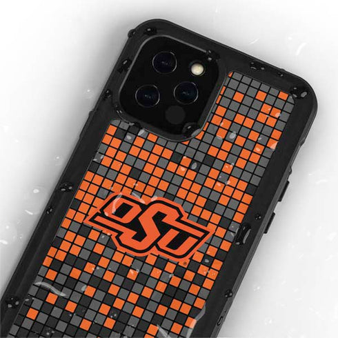 Oklahoma State University OSU Digi iPhone 12 Pro Waterproof Case