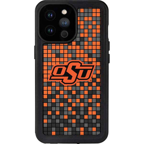 Oklahoma State University OSU Digi iPhone 14 Pro Max Waterproof Case
