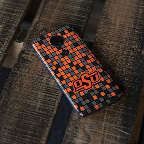Oklahoma State University OSU Digi Moto E5 Plus Skin