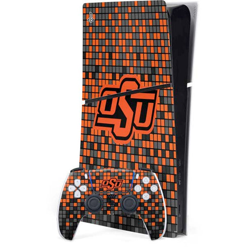 Oklahoma State University OSU Digi PS5 Slim Digital Edition Bundle Skin
