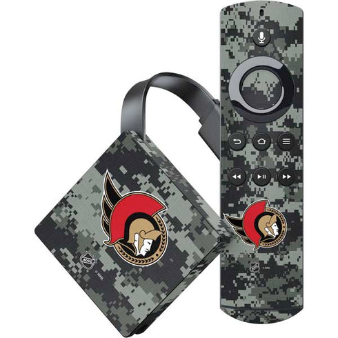 NHL Ottawa Senators Camo Amazon Fire TV Skin