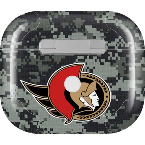 NHL Ottawa Senators Camo Apple AirPods (3rd Gen 2021) Skin