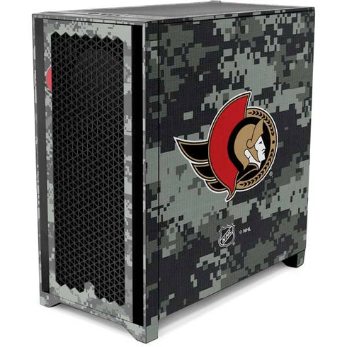 NHL Ottawa Senators Camo Corsair 4000D Tempered Glass Mid-Tower ATX Case Skin