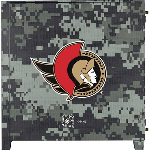 NHL Ottawa Senators Camo Corsair 4000D Tempered Glass Mid-Tower ATX Case Skin