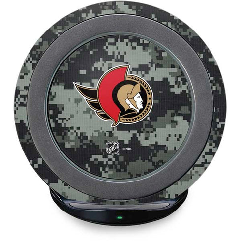 NHL Ottawa Senators Camo Fast Charge Wireless Charging Stand Skin