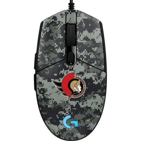 NHL Ottawa Senators Camo G203 Prodigy RGB Wired Gaming Mouse Skin