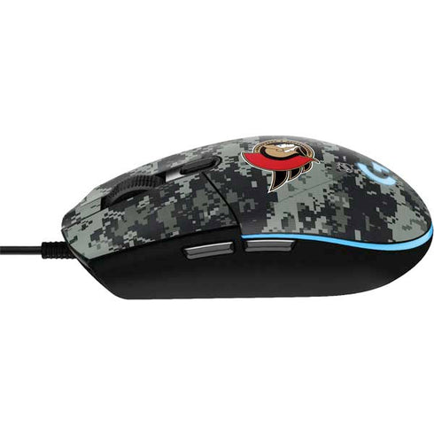 NHL Ottawa Senators Camo G203 Prodigy RGB Wired Gaming Mouse Skin