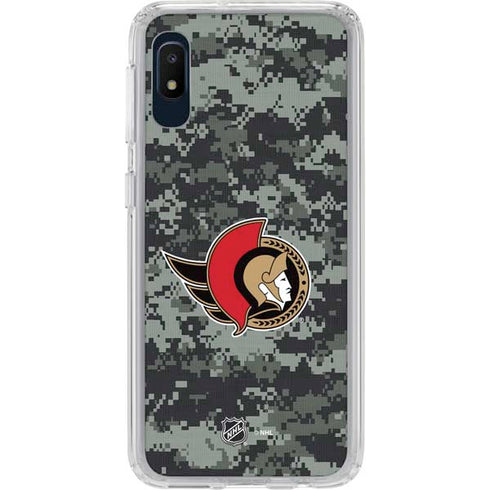 NHL Ottawa Senators Camo Galaxy A10e Clear Case