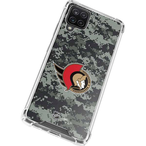 NHL Ottawa Senators Camo Galaxy A12 Clear Case