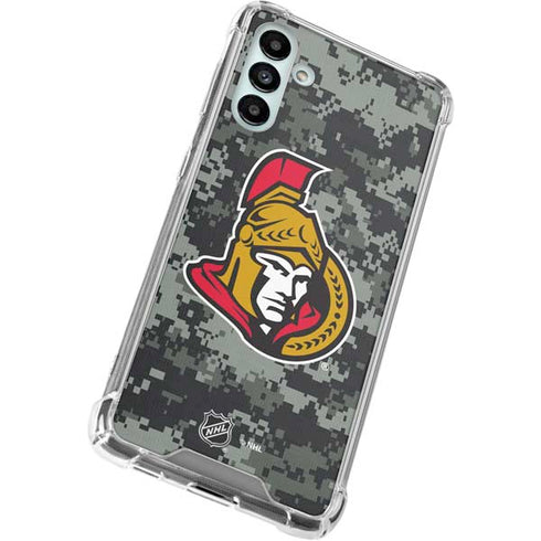 NHL Ottawa Senators Camo Galaxy A13 5G Clear Case