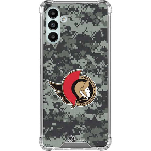NHL Ottawa Senators Camo Galaxy A13 5G Clear Case
