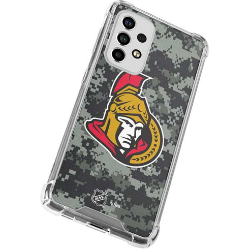 NHL Ottawa Senators Camo Galaxy A33 5G Clear Case