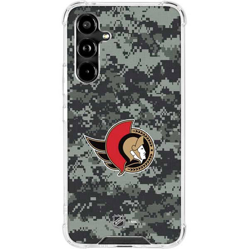 NHL Ottawa Senators Camo Galaxy A54 5G Clear Case