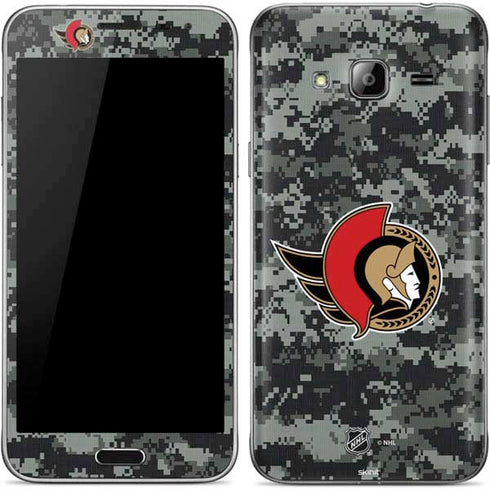 NHL Ottawa Senators Camo Galaxy J3 Skin