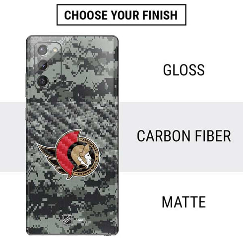 NHL Ottawa Senators Camo Galaxy Note20 5G Skin