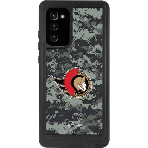 NHL Ottawa Senators Camo Galaxy Note20 5G Waterproof Case