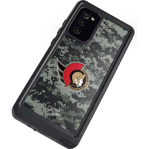 NHL Ottawa Senators Camo Galaxy Note20 5G Waterproof Case