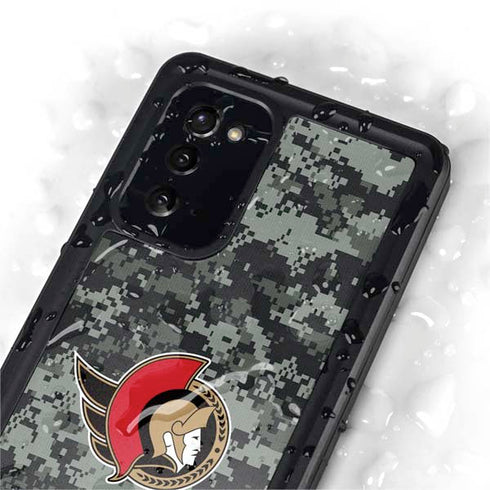 NHL Ottawa Senators Camo Galaxy Note20 5G Waterproof Case