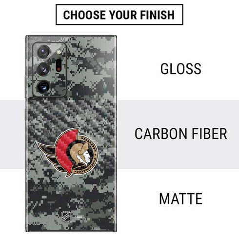 NHL Ottawa Senators Camo Galaxy Note20 Ultra 5G Skin
