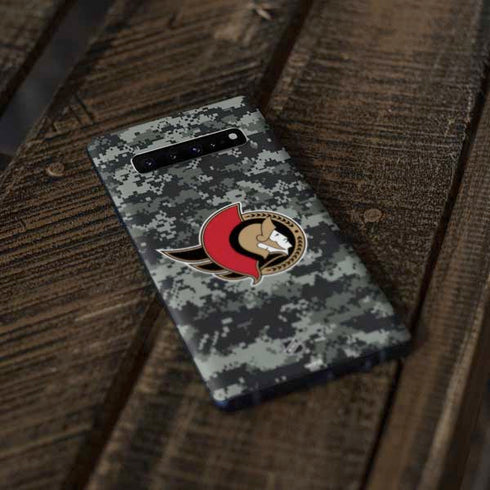 NHL Ottawa Senators Camo Galaxy S10 Plus Skin