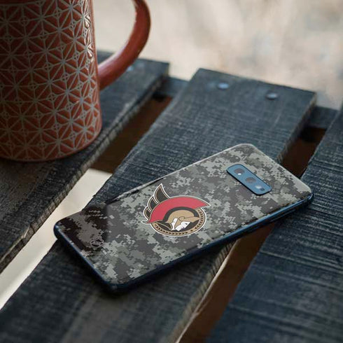 NHL Ottawa Senators Camo Galaxy S10e Skin